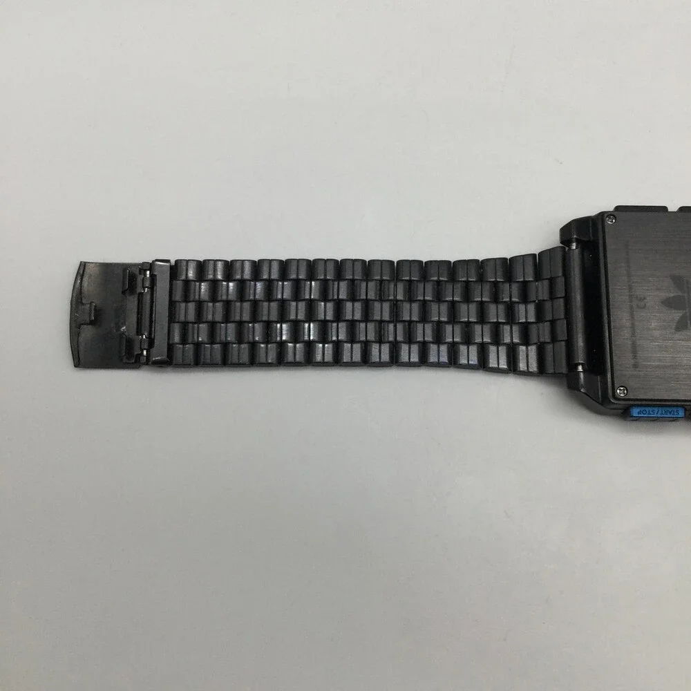 Adidas Archive_M1 Mens Watch 36mm Black Digital Stainless 50M Sport New Battery